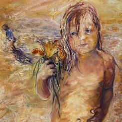 Long Immortal Day 2000, 60 x 30 x1 Oil on canvas