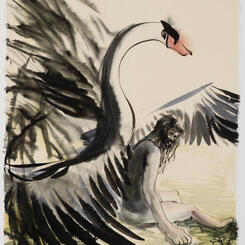 What's This III  2016 20.5x17  Chinese ink, water color on Hsuan paper