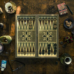 Backgammon, Dates, & Rose Lokums