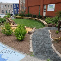 HEMS outdoor classroom and play space, 2021
