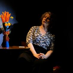 BATS!: Dr. M. asks Genny (Generalized Anxiety Puppet) how anxious she feels