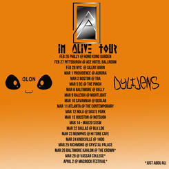 I'm Alive Tour with Elon and Dylijens