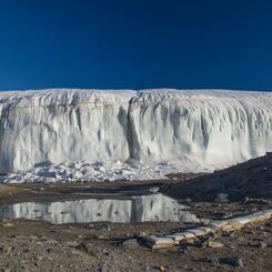 Canada Glacier from Lake Hoare, Antarctica