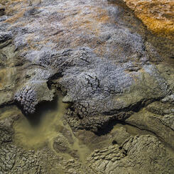 Sand at Blood Falls, Antarctica