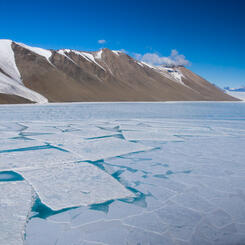 Rectangular Sea Ice, McMurdo Sound, Antarctica