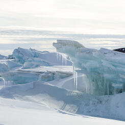 Scott Base Pressure Ridge, Antarctica