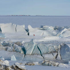 Scott Base Pressure Ridge, Antarctica
