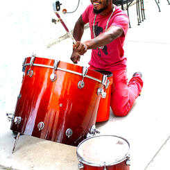 Baltimore City People: Drummer in Charles Village