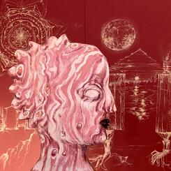 Woman from Crete, 500 BCE, Puppet visiting the Soul Cabins with Fingery Feet