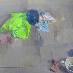 Still Life with Green Cloth