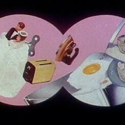 a still frame from June Brides