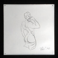 Booty, gwip vine charcoal on Denril