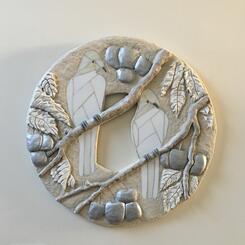 White Doves, Silver Cherries