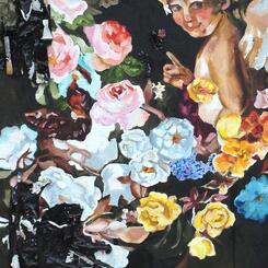Naughty Cherub & Flowers, 2014