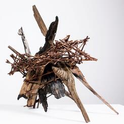 Distance, pine wood, willow 2021