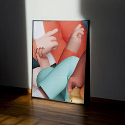 We Have Something to Tell You (framed example)