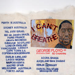 In Memoriam Curtain  2020-2022 detail 2