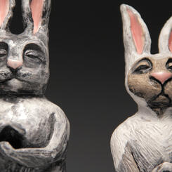 The Wedding Party, detail, bride and groom