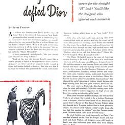 The Gal Who Defied Dior