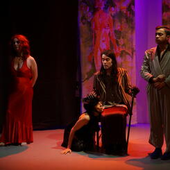 The Devil and His Retinue Begin Their Magic Show