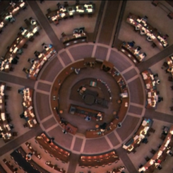 All The President's Men in the Library of Congress - view from dome 