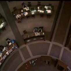All The President's Men in the Library of Congress - medium zoom, movie still