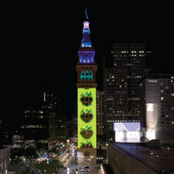 Aborning New Light: Daniels and Fisher Tower 2021