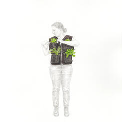 Garment for Growth Drawing (Study)