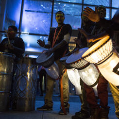 Kinetic Frenetic performers during Community Beacons: Making Waves