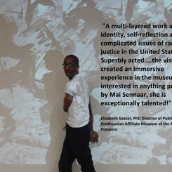 Still image of The Arsonist at the Berkeley Art Museum and Pacific Film Archive.