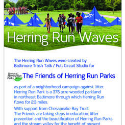 Herring Run Poster (displayed wherever waves are displayed)