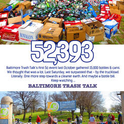 River of Recyclables - Email about 5 cent Bottle Return event