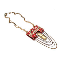 Between the Little Cigars necklace / Juror's Choice Award