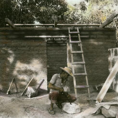 Jose building a house