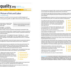 A Soiled Picture of Art and Labor