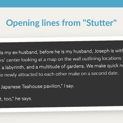 Opening Lines from Stutter