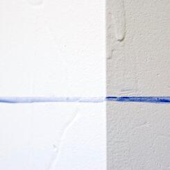 detail of chalk line