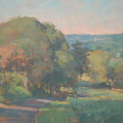 Williams Road October Morning Sunny