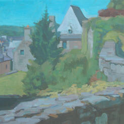 Rochefort en Terre, Overlooking the Town Toward West