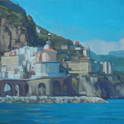 Atrani from the Sea Looking East