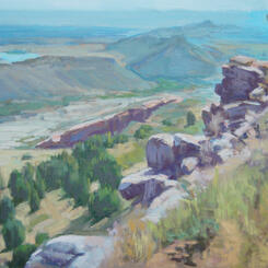 From the Rocky Mountain Foothills Looking Southeast August