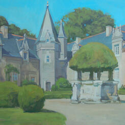 Rochefort en Terre The Chateau Bright Morning Sun