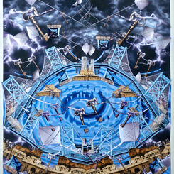 Ben Franklin's Bridge, Kite and Key.jpeg