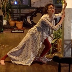 At the Bathroom Door