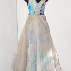 Installation view of Something Blue at the Waddell Gallery