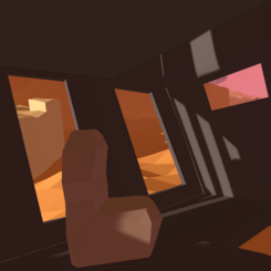 Desert Mothers, an image taken from a player's perspective