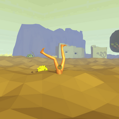 Desert Mothers, an image taken from a player's perspective