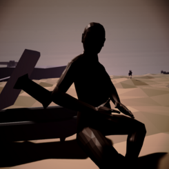 Desert Mothers, an image taken from a player's perspective