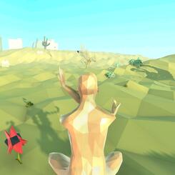 Desert Mothers, an image taken from a player's perspective