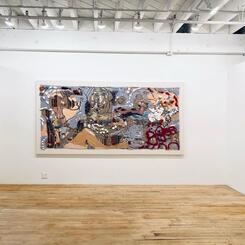 Installation View, Traveling Sideways